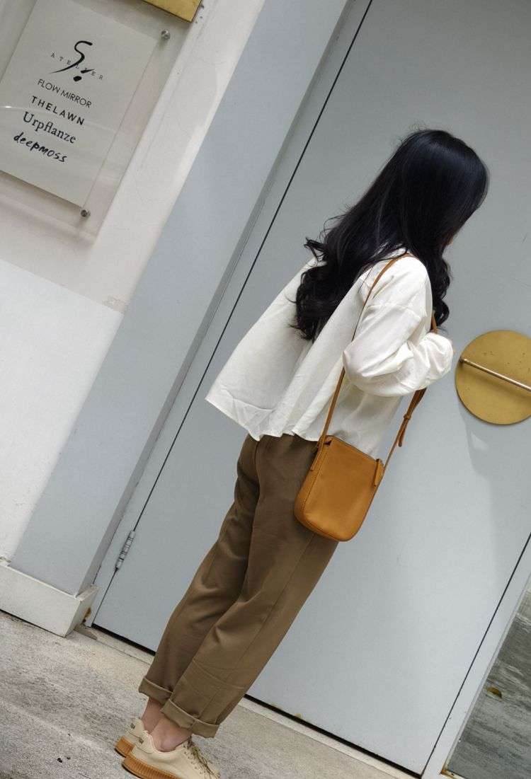 レザーバッグレディース シンプルミニショルダーバッグ