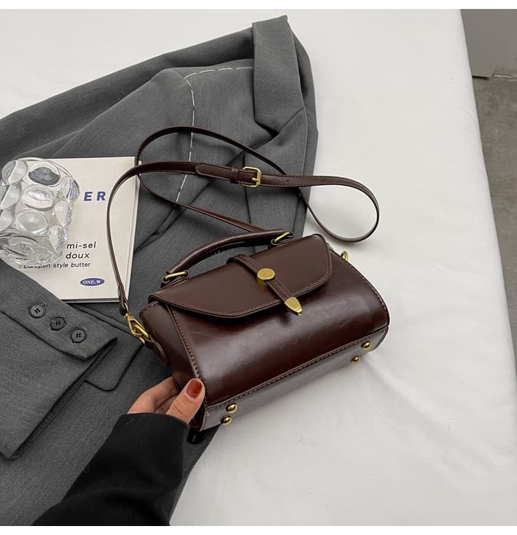 レザーバッグ クラシカル ミニボックス ショルダー