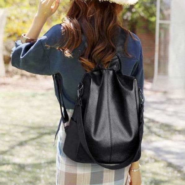 レザーバッグ 多機能2WAYリュック