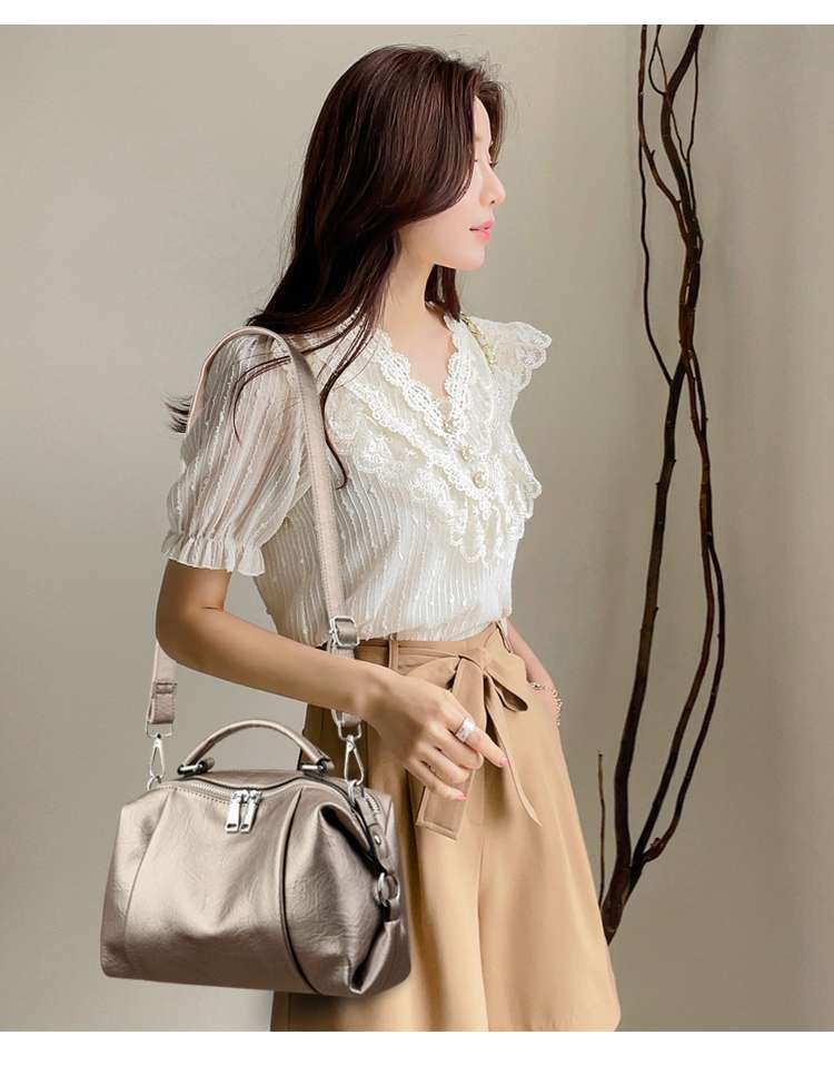 レザーバッグ クラシック ボストンバッグ