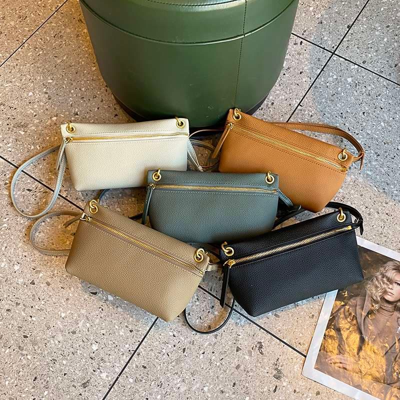 レザーバッグ シンプル ショルダーバッグ