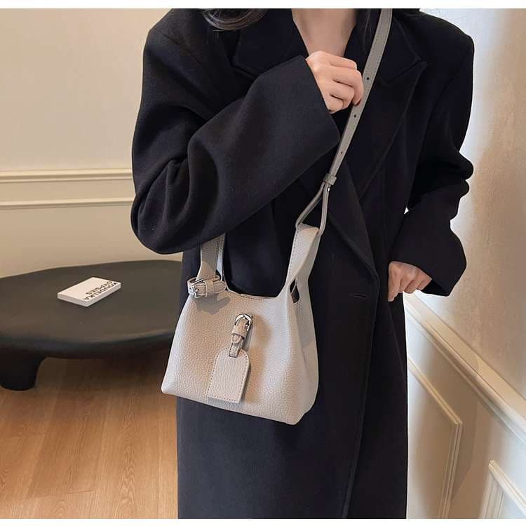 レザーバッグ シンプルミニショルダーバッグ