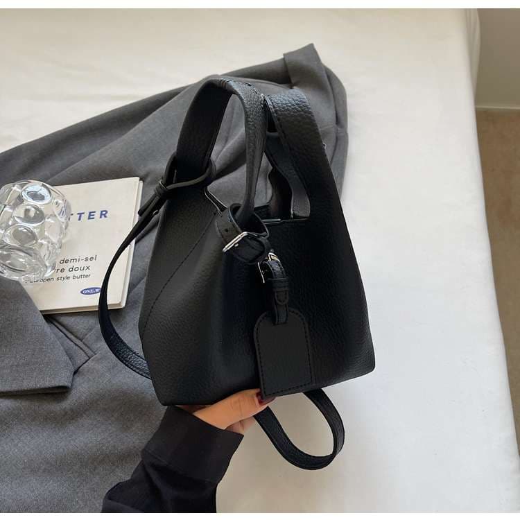 レザーバッグ シンプルミニショルダーバッグ