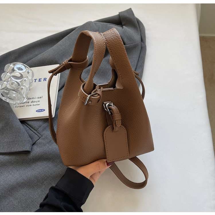 レザーバッグ シンプルミニショルダーバッグ