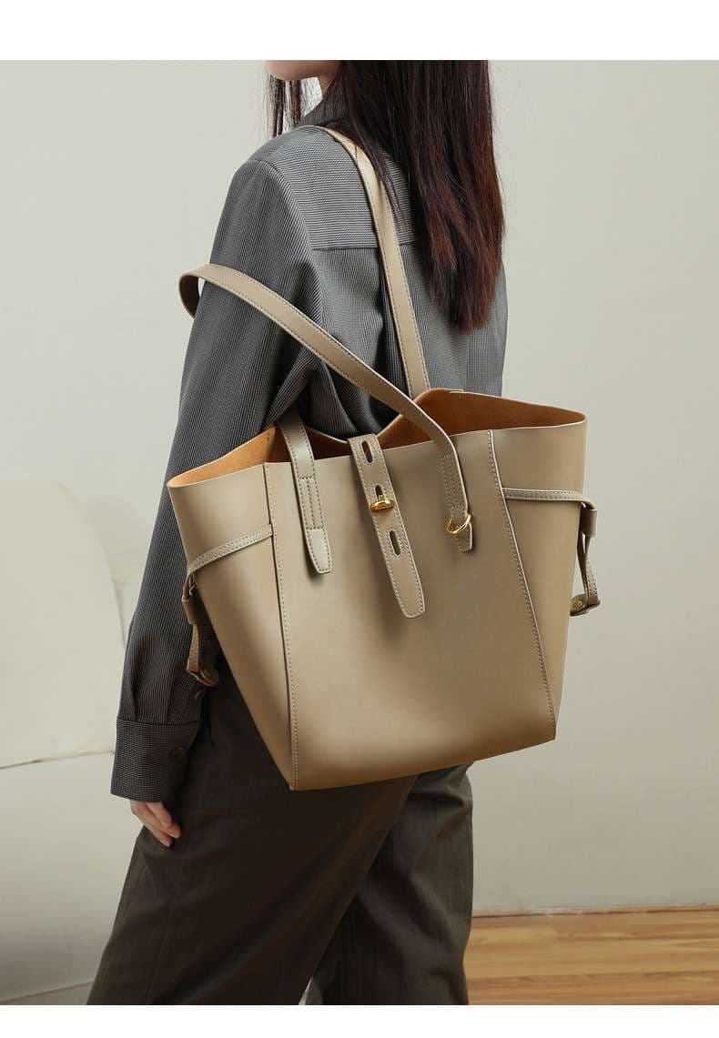 レザーバッグ エレガントトートバッグ