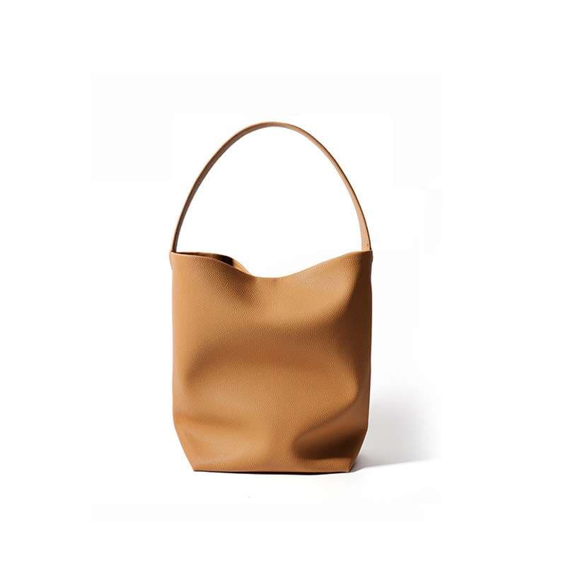 レザーバッグ シンプルトートバッグ