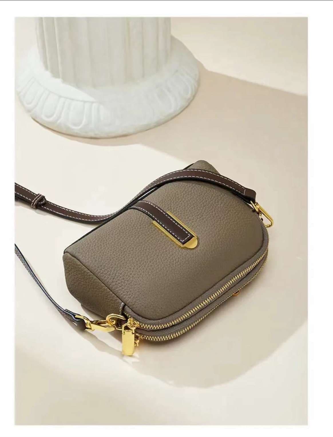 レザーバッグレディース シンプル ミニショルダーバッグ