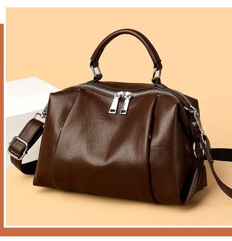 レザーバッグ クラシック ボストンバッグ