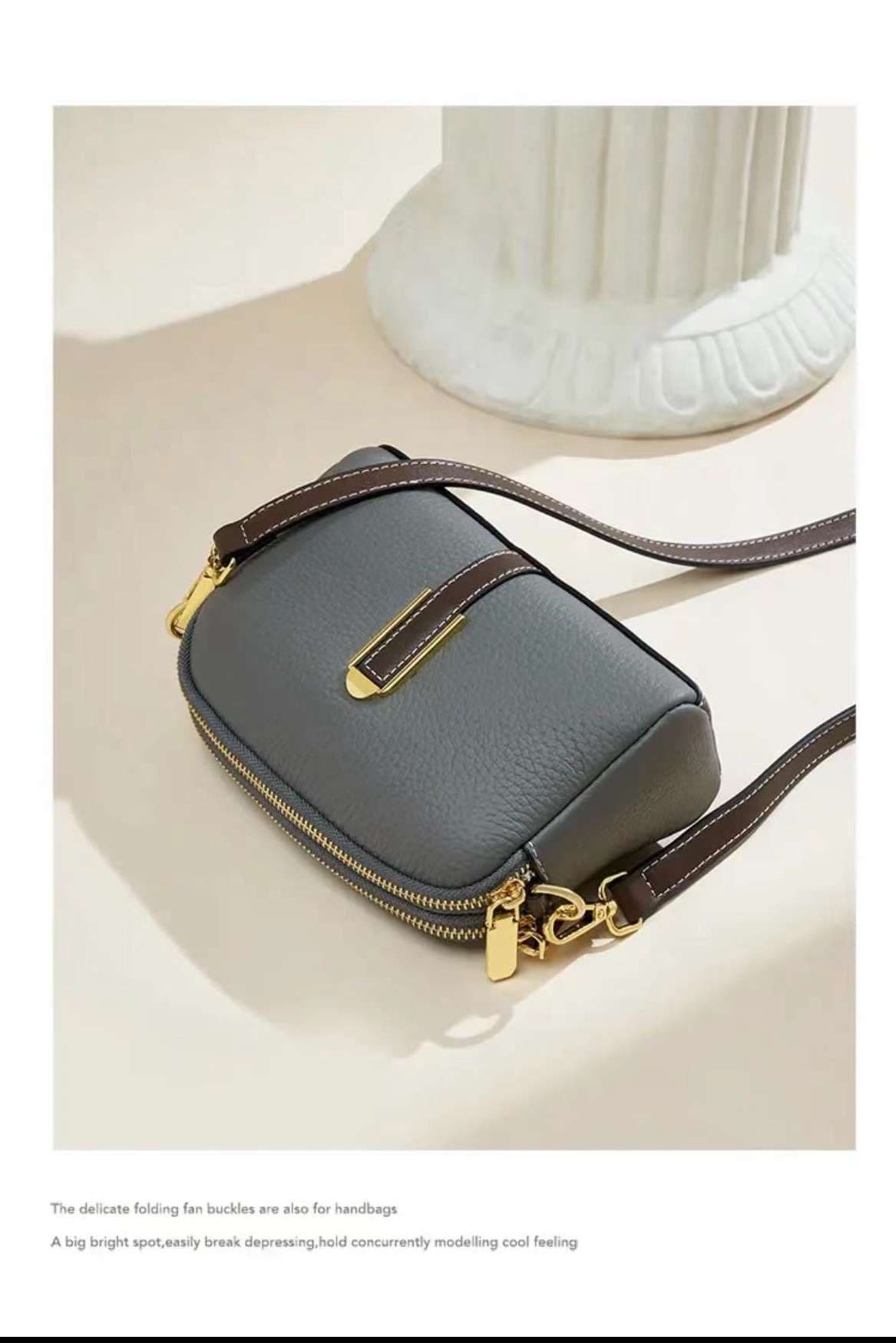 レザーバッグレディース シンプル ミニショルダーバッグ