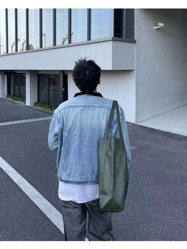 レザーバッグ 大容量トートバッグ