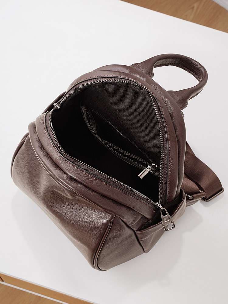 レザーバッグ シンプル レザーリュック