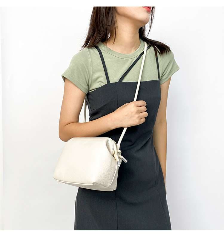 レザーバッグ シンプルミニショルダーバッグ