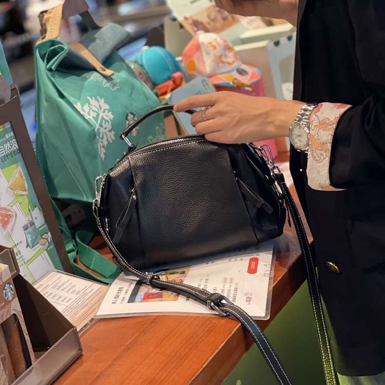 レザーバッグレディース ミニボストンバッグ