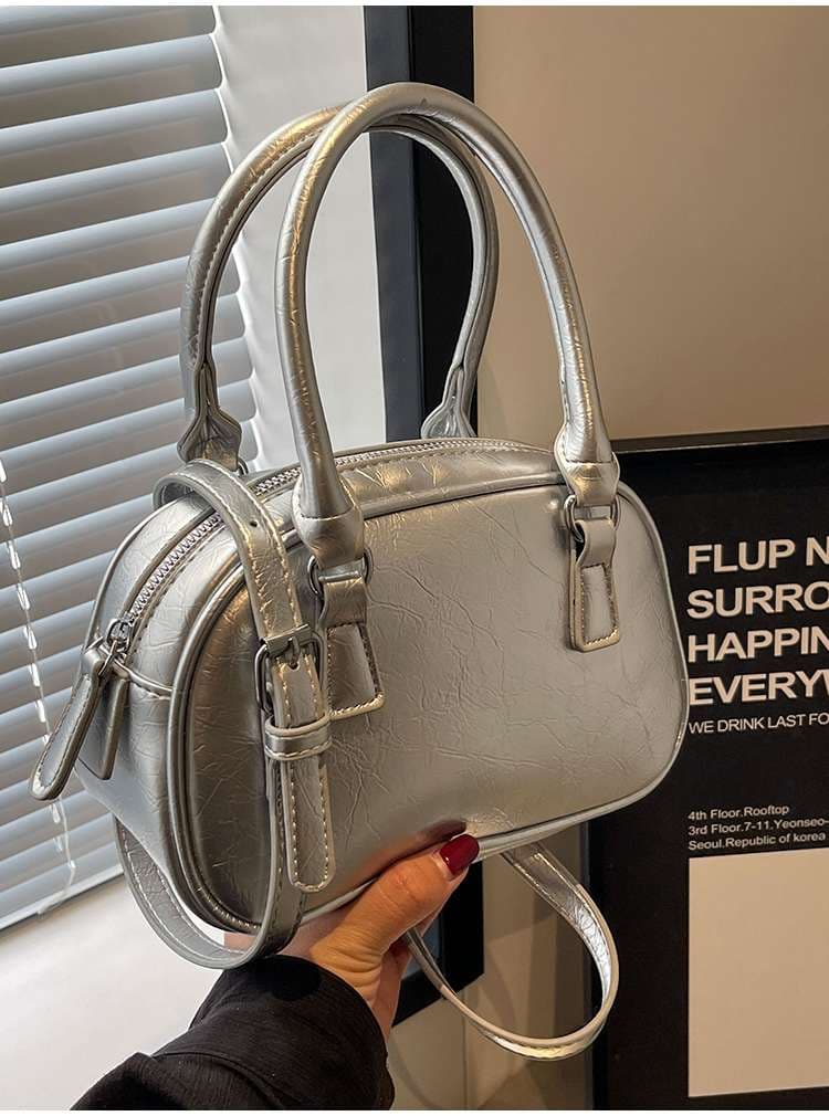 レザーバッグ クラシック ミニボストン ショルダー