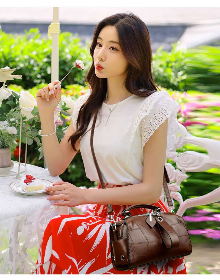 レザーバッグ クラシック ミニボストン ショルダー