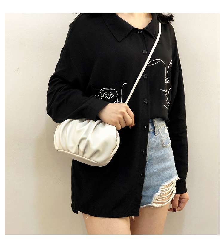レザーバッグ がま口クラッチ ショルダーバッグ
