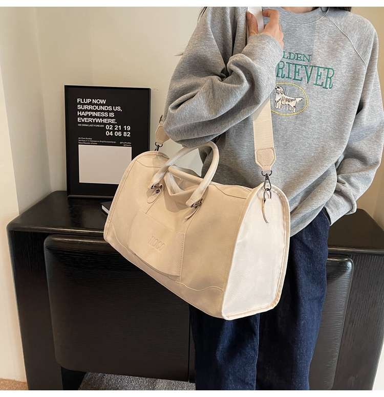 レザーバッグレディース 大容量ボストンバッグ