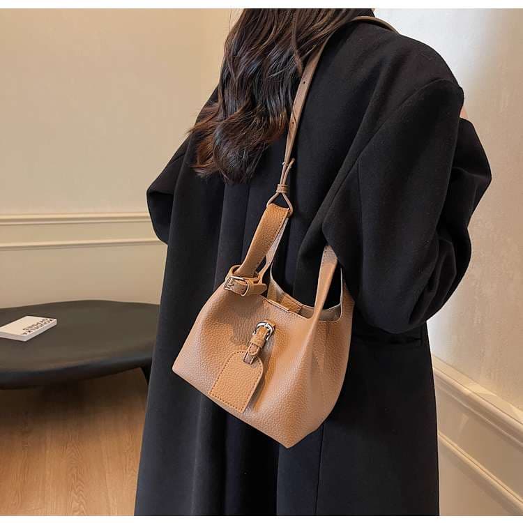 レザーバッグ シンプルミニショルダーバッグ