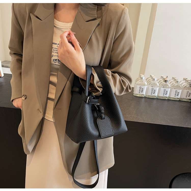 レザーバッグ シンプルミニショルダーバッグ