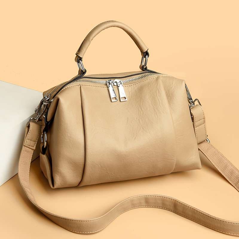 レザーバッグ クラシック ボストンバッグ